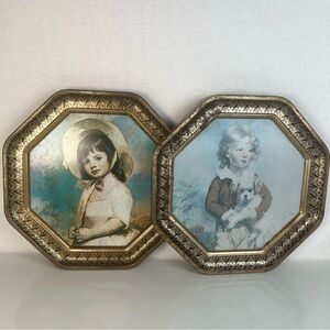 Vintage George Romney
Octagonal Framed Art Prints Set of 2
